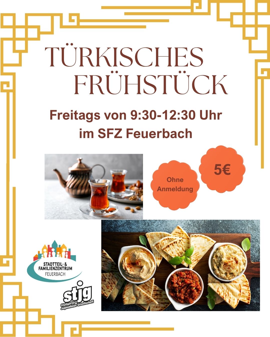 Der Flyer für die jeweilige Veranstaltung