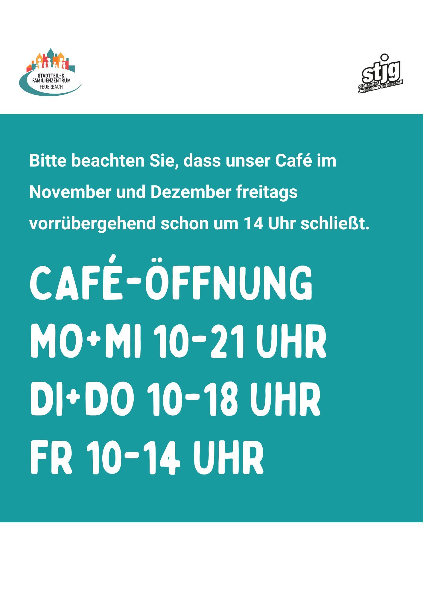 Der Flyer für die jeweilige Veranstaltung